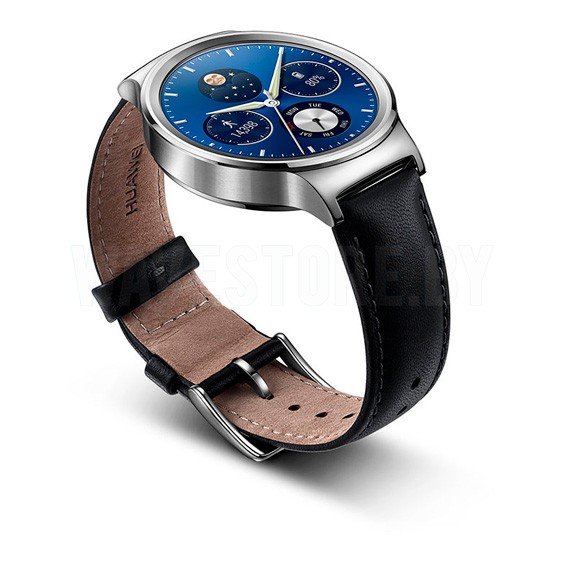   Huawei Watch Classic (Silver/Black Leather)
